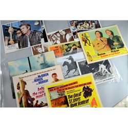 Steve McQueen, Complete sets of 8 lobby cards US 11 x