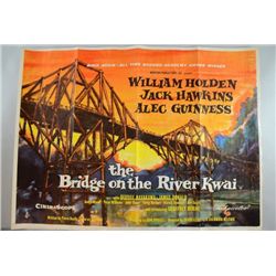 The Bridge on the River Kwai (r-1963) British Quad film