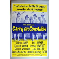 Carry On Constable (1960) UK One sheet film poster,