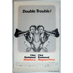 Dirty Harry / Magnum Force (1975) US One sheet film