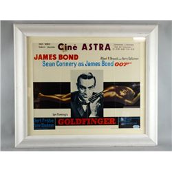 James Bond Goldfinger (1964) Belgian film poster,