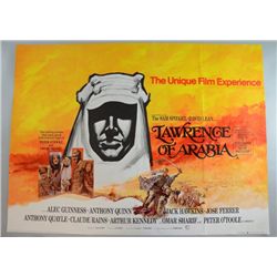 Lawrence of Arabia (1962) British Quad film poster,