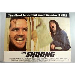 The Shining (1980), British Quad film poster, Horror