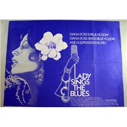 Lady Sings The Blues (1972) British Quad film poster,