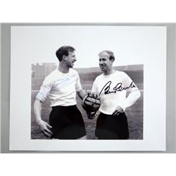 England Football: Jack & Bobby Charlton signed