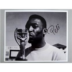 Pele (1940-) Brazilian Footballer, a signed black &