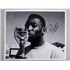 Image 1 : Pele (1940-) Brazilian Footballer, a signed black &