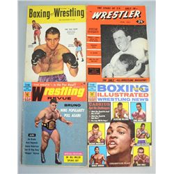 Boxing & Wrestling, Magazines including copies of