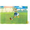 Image 1 : Walt Disney Serigraph, Cell , Donald Duck Playing Golf W/ Certificate Of Autentecity