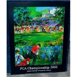 Hand Signed LeRoy Neiman: 2000 PGA Championship