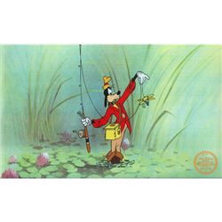 Walt Disney Serigraph, Cell , Goofy How To Fish at Swamp W/ Certificate Of Authenticity