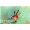 Image 1 : Walt Disney Serigraph, Cell , Goofy How To Fish at Swamp W/ Certificate Of Authenticity