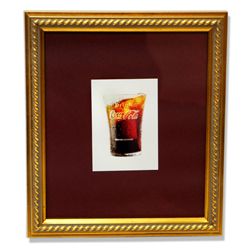 Museum Framed Coca-Cola Advertising  8.75x10