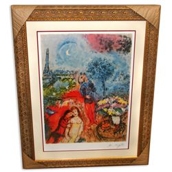 Marc Chagall 'Serenade' Museum Framed & Matted Print