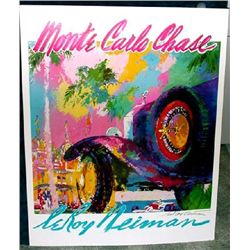 Hand Signed LeRoy Neiman: Monte Carlo Chase