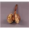 Image 3 : Ceremonial turtle rattle, Native American.  (Size: See