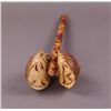 Image 4 : Ceremonial turtle rattle, Native American.  (Size: See
