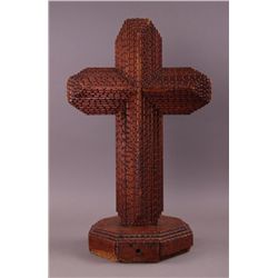 Early 20th Century wonderfully hand carved religious