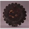 Image 2 : Antique hand painted leather patch.  Early South