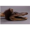 Image 4 : Native American Gator Head Peace Pipe.  (Size: See last