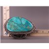 Image 7 : Rare Native American large Silver and Turquoise stone