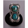 Image 1 : Native American Silver and Turquoise Ring with the