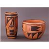Image 2 : 1900's Native American Indian Hopi pottery.  Vase and