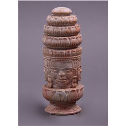 Khmer Refugee Camp soap stone carving by An Uong,