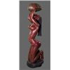Image 2 : Beautiful large African wood carved statue.   Size: 47"