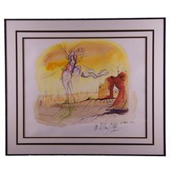 A. Wensi, Watercolor on paper, signed and framed. Size:
