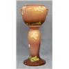 Image 1 : ROSEVILLE "PRIMROSE" POTTERY JARDINIÈRE AND PEDESTAL...