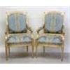 Image 2 : PAIR OF CHARLES X STYLE CARVED AND GILTWOOD ARM CHAIRS...