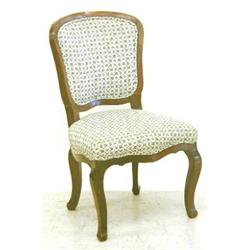 NEOCLASSICAL WALNUT SIDE CHAIR...