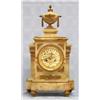 Image 1 : EMPIRE STYLE TIFFANY & CO. GILT BRONZE MOUNTED ONYX MANTEL CLOCK...