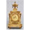 Image 2 : EMPIRE STYLE TIFFANY & CO. GILT BRONZE MOUNTED ONYX MANTEL CLOCK...