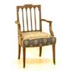 Image 2 : GEORGE IV MAHOGANY ARM CHAIR...