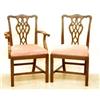 Image 1 : SET OF EIGHT GEORGE III STYLE MAHOGANY DINING CHAIRS...