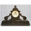 Image 1 : THIRD EMPIRE BLACK MARBLE MANTEL CLOCK...