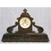 Image 2 : THIRD EMPIRE BLACK MARBLE MANTEL CLOCK...