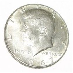 1967 SILVER KENNEDY HALF DOLLAR *NICE EARLY HALF DOLLAR*!! SILVER HALF DOLLAR CAME OUT OF SAFE!!