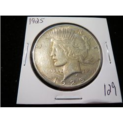 1925 Peace Silver Dollar