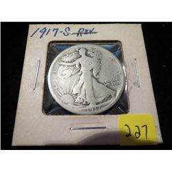1917S Walking Liberty Half Dollar