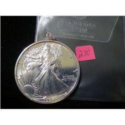 1987 American Silver Eagle in Sterling Silver Holder