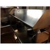 Image 1 : STAINLESS STEEL CONTENTS OF DISHWASH AREA INCLUDES DOUBLE SINK WITH COUNTER,