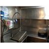 Image 2 : STAINLESS STEEL CONTENTS OF DISHWASH AREA INCLUDES DOUBLE SINK WITH COUNTER,