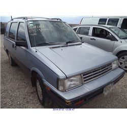 1987 - NISSAN STANZA