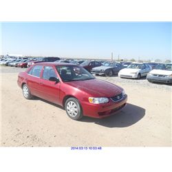 2001 - TOYOTA COROLLA