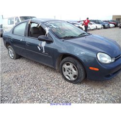2001 - PLYMOUTH NEON