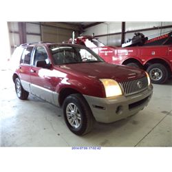 2002 - MERCURY MOUNTAINEER