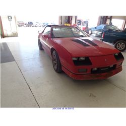 1987 - CHEVROLET CAMARO/RESTORED SALVAGE